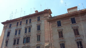 Un immeuble Romain dans le quartier du Testaccio. Un endroit privilégié pour découvrir la spécificité Romaine.